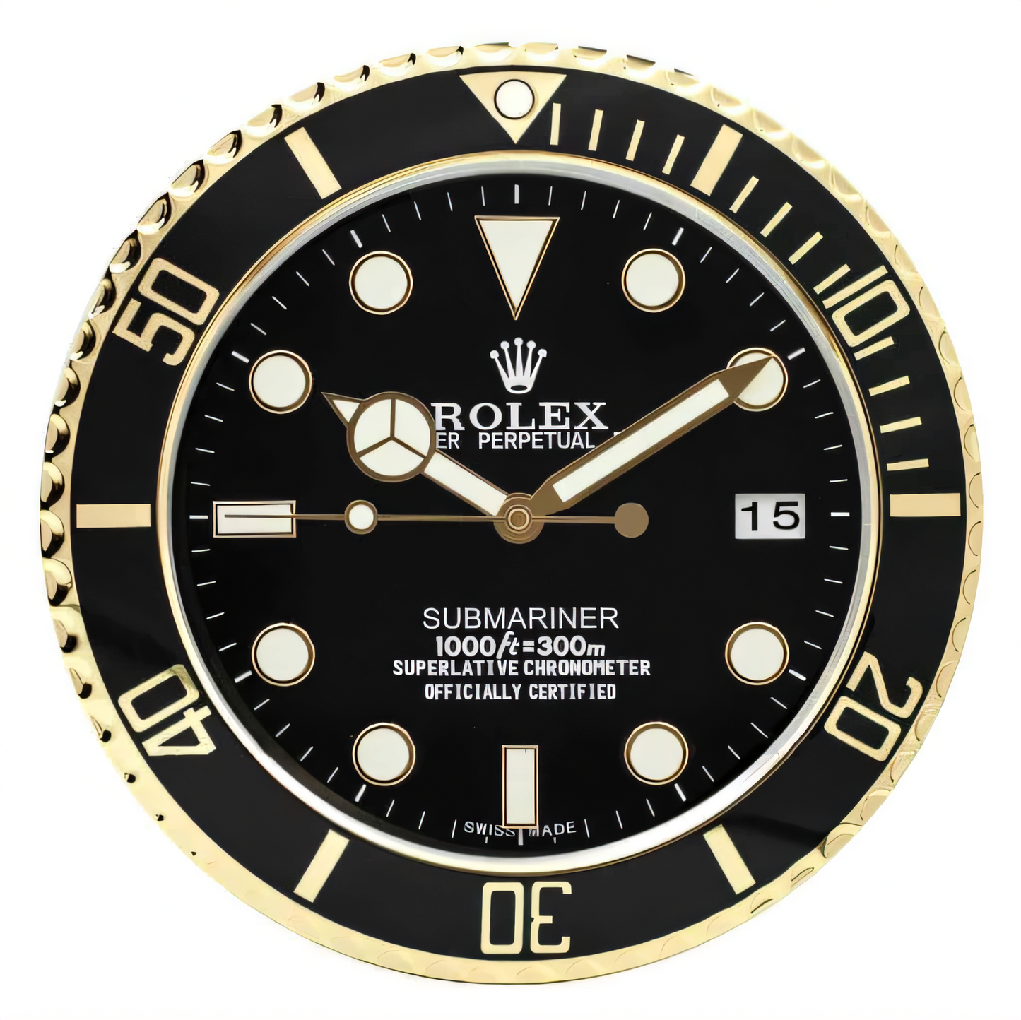 Rolex Submariner | Gold wandklok